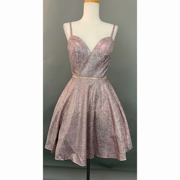 86938 Pink Dress - Picture 1 of 4